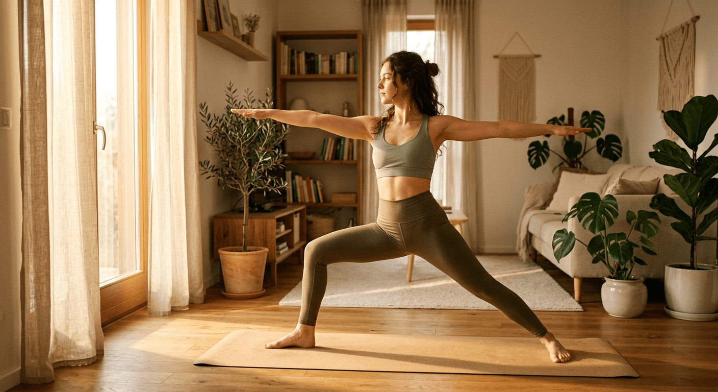 Clase de vinyasa yoga online con MoodCycling